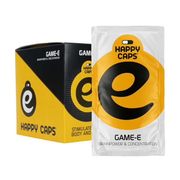 Happy Caps Game-E Brainpower & Concentration Capsules