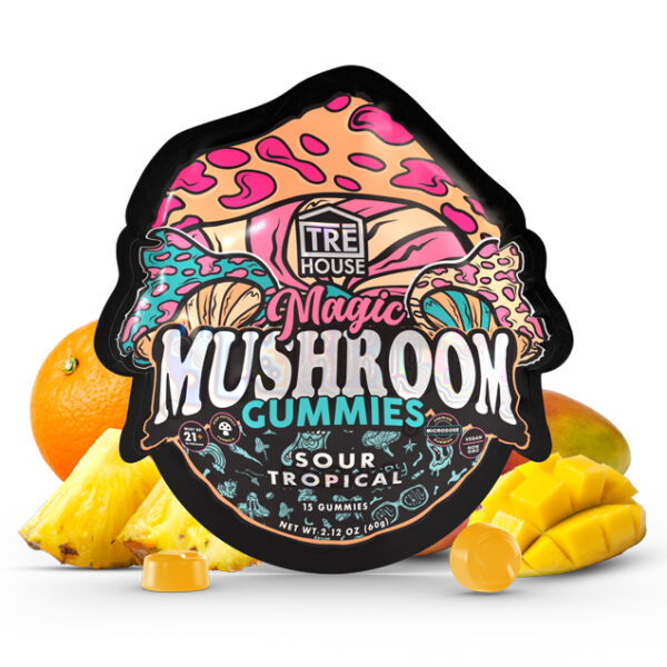 Sour Tropical Magic Mushroom Gummies